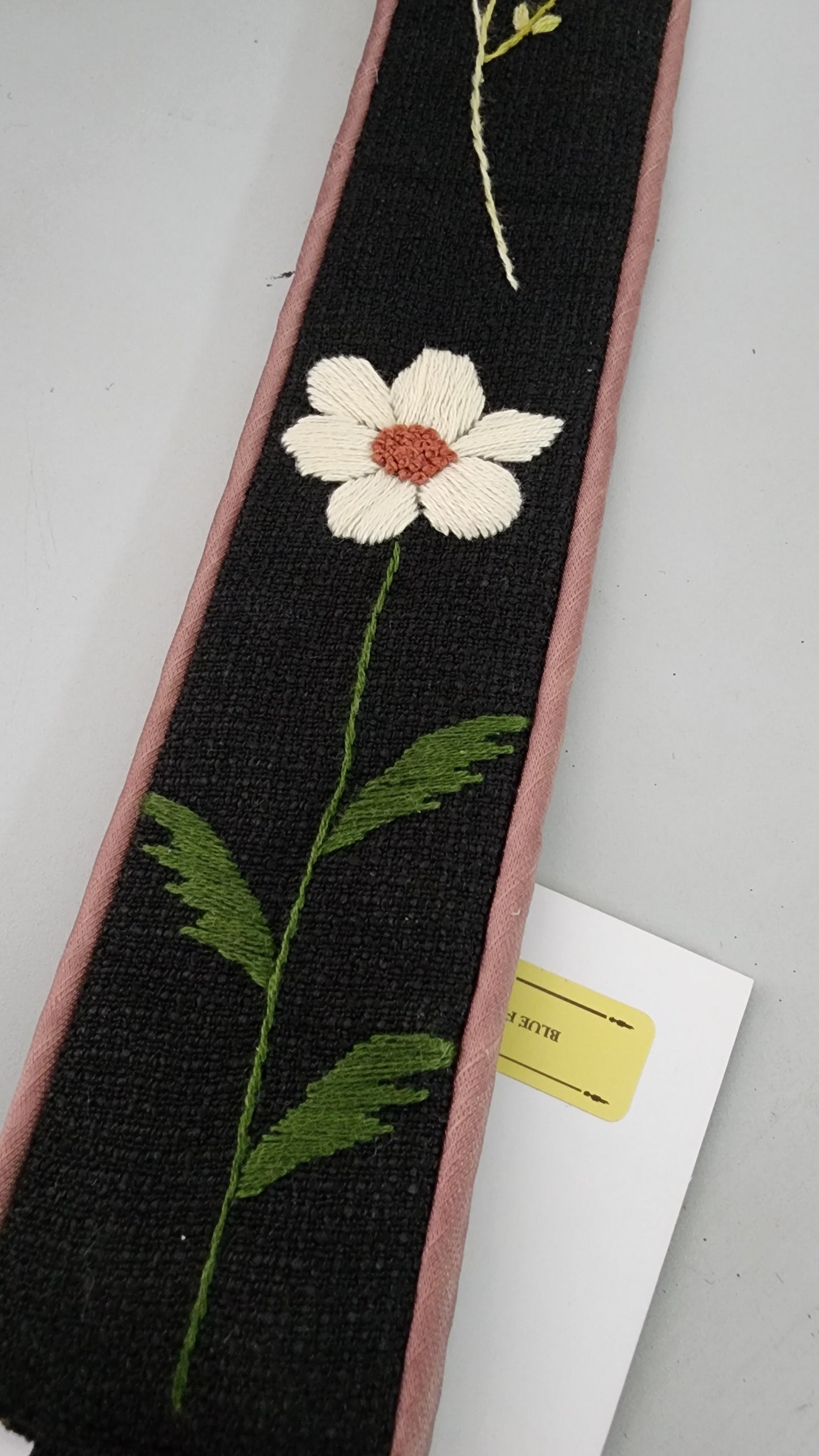 Blue Flowers - Hand-embroidered Kumstu bo Bag