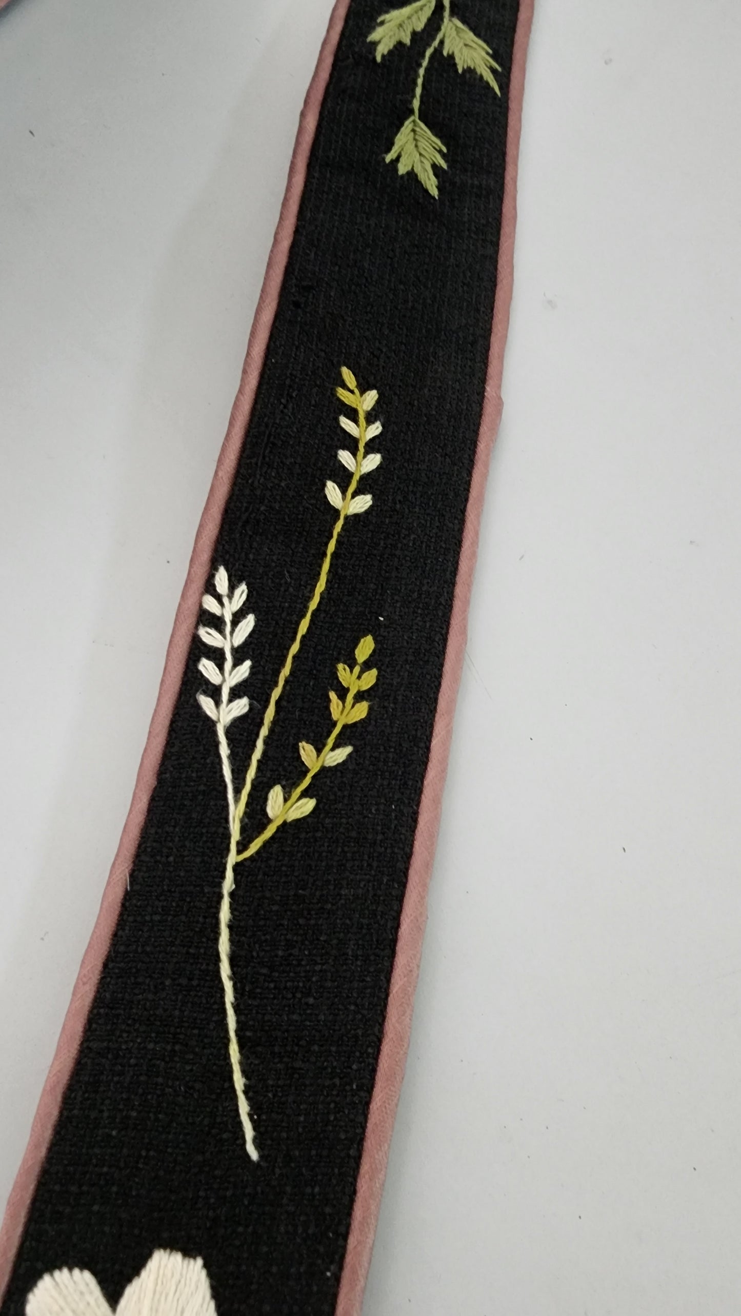 Blue Flowers - Hand-embroidered Kumstu bo Bag