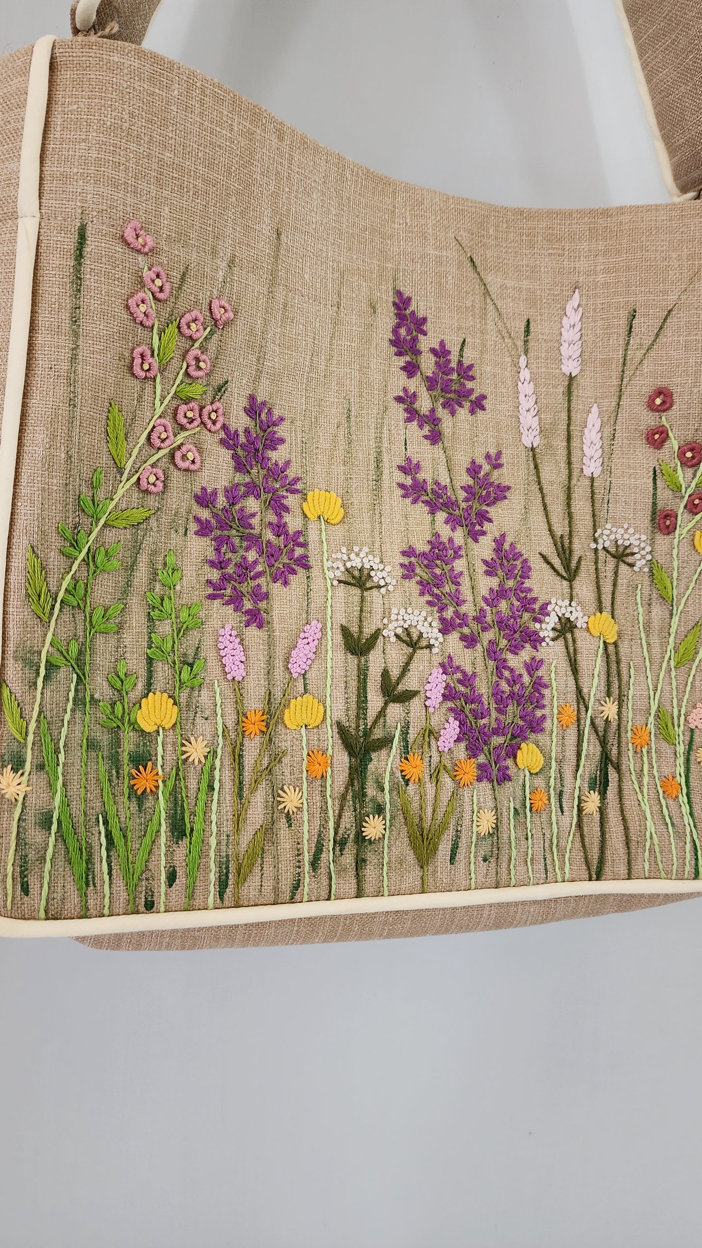 Ikali - Full Garden - Hand-embroidered Kumstu bo Bag