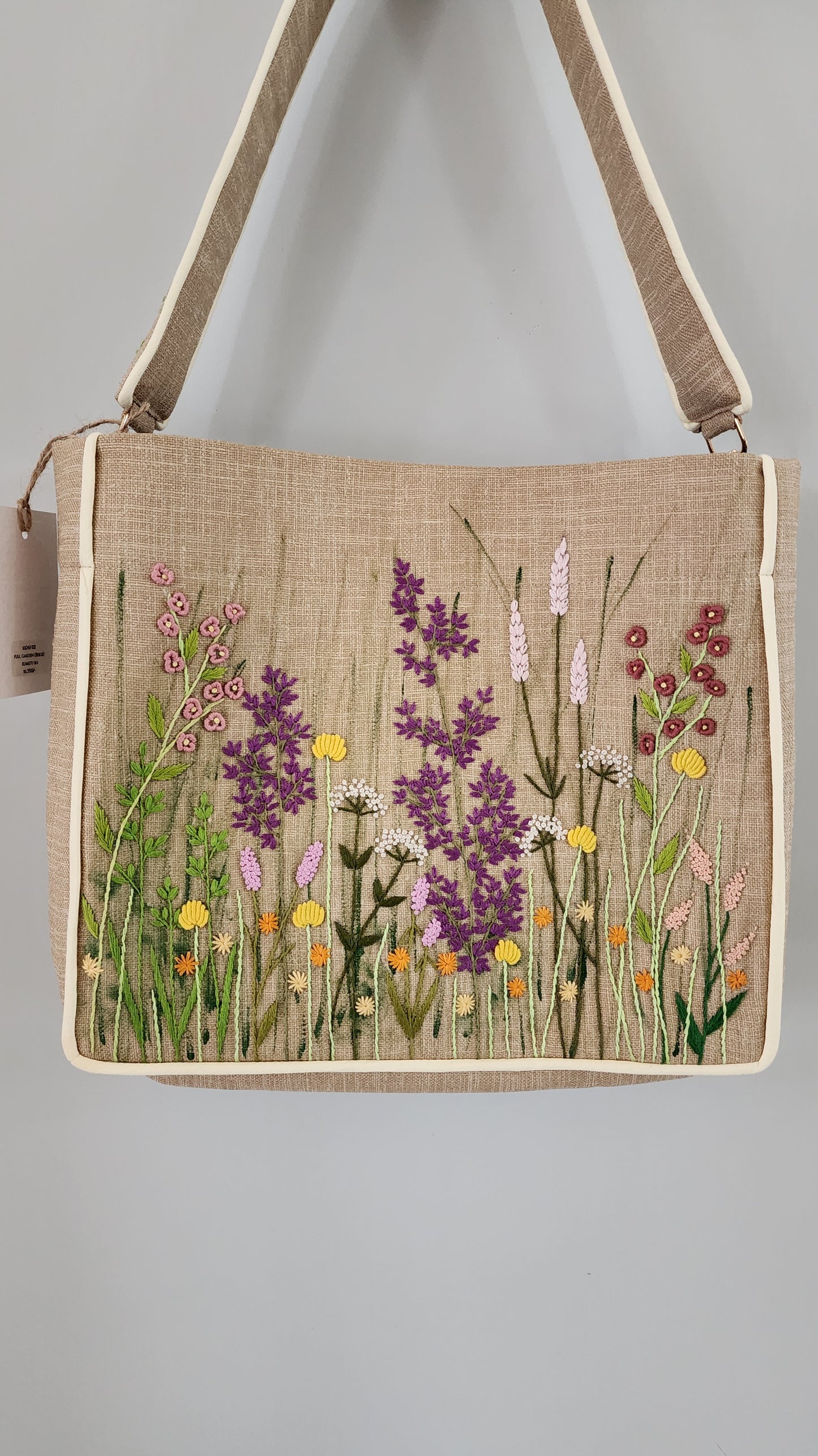 Ikali - Full Garden - Hand-embroidered Kumstu bo Bag