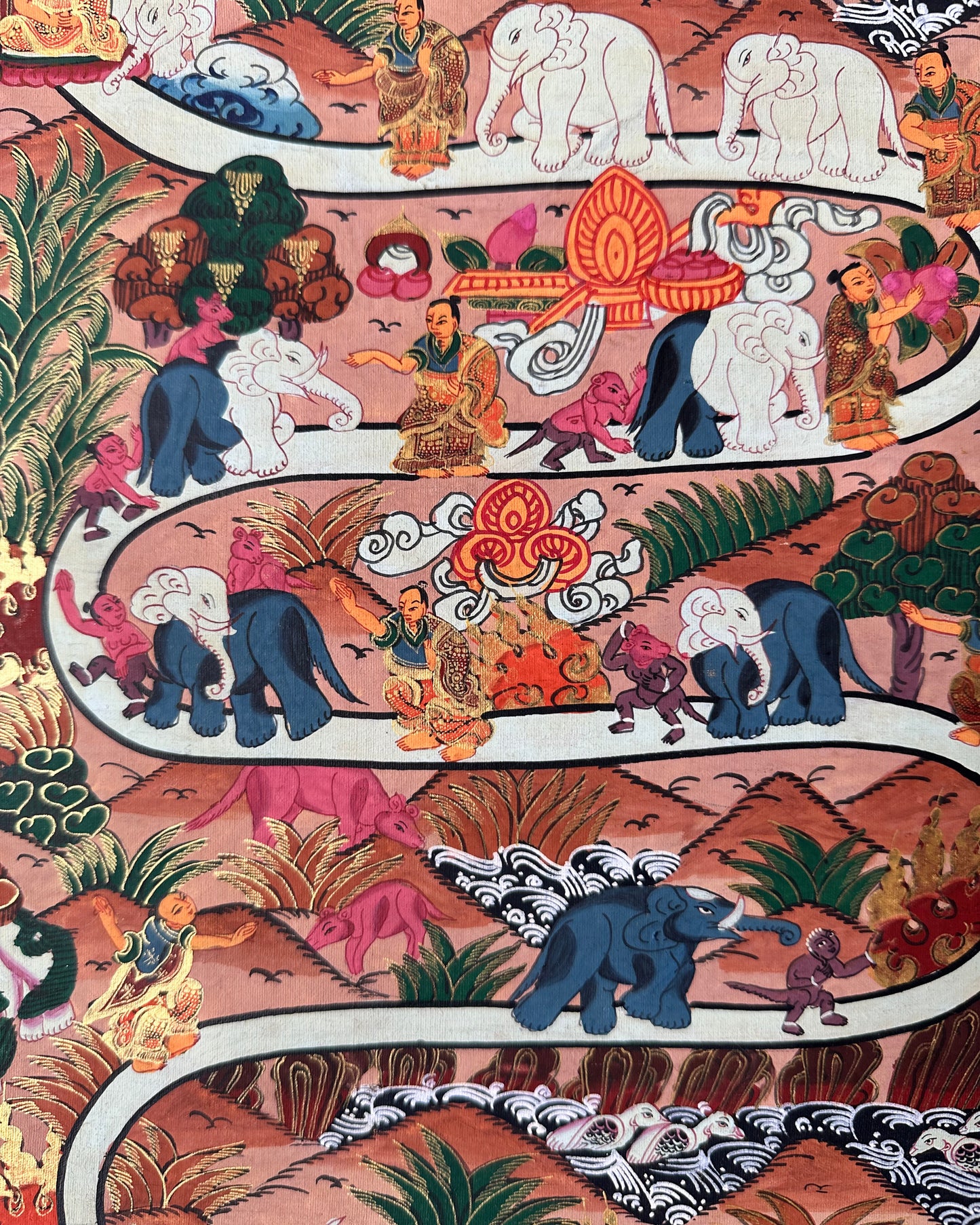 Way to Heaven: Way to Nirvana Thangka