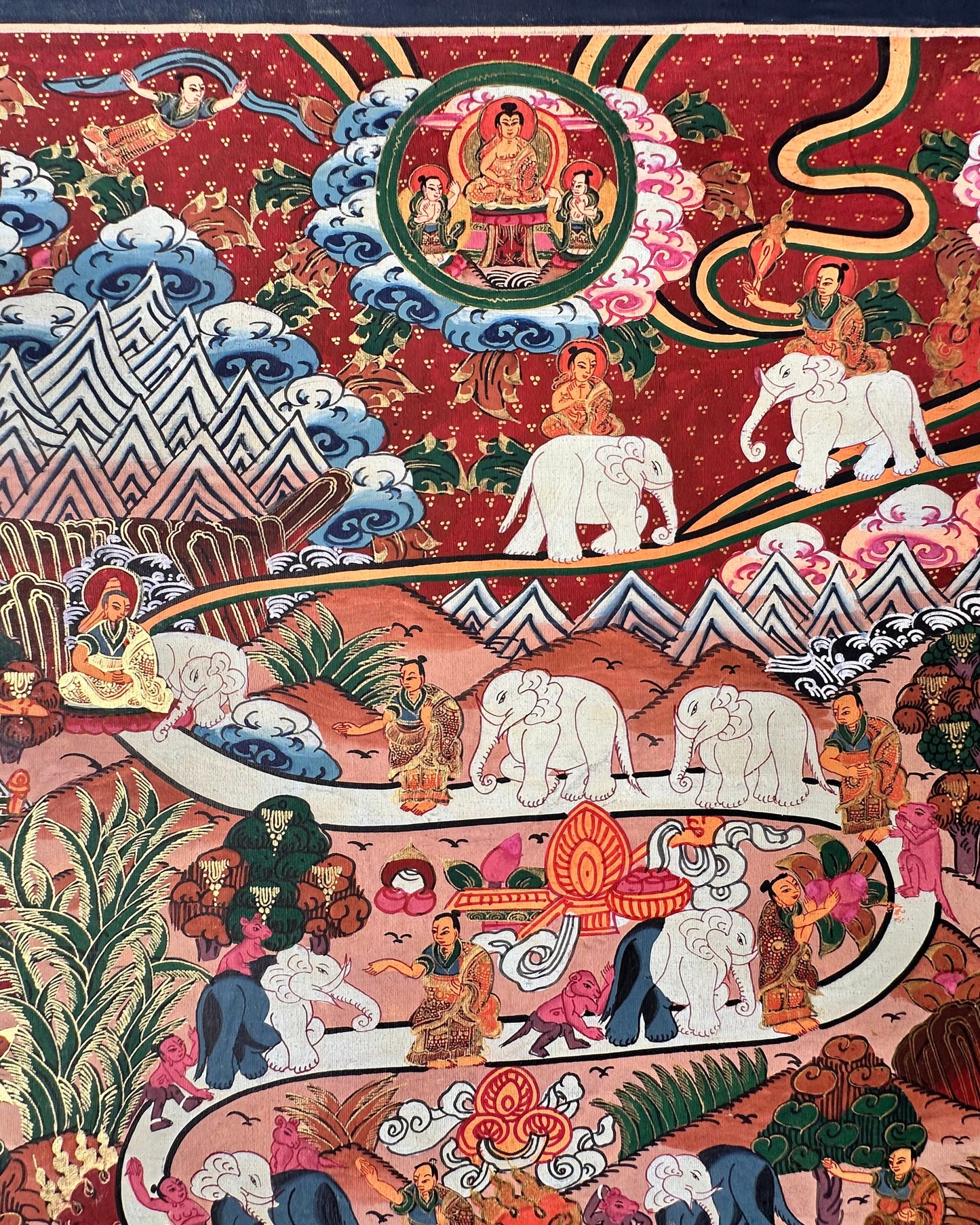 Way to Heaven: Way to Nirvana Thangka