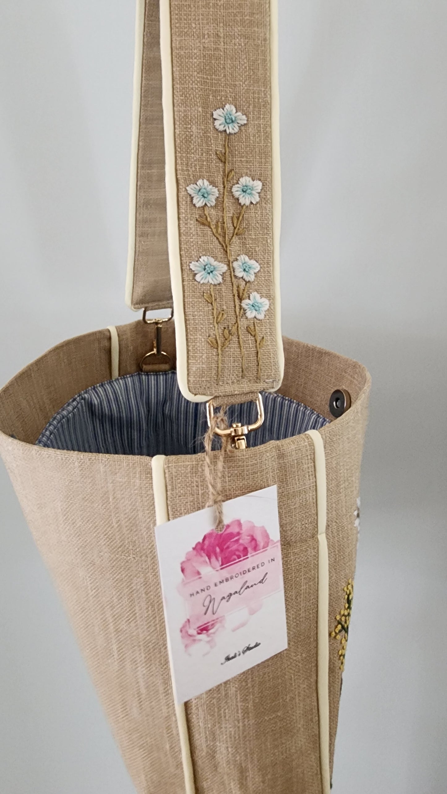 Ikali - Mix Garden - Hand-embroidered Kumstu bo Bag