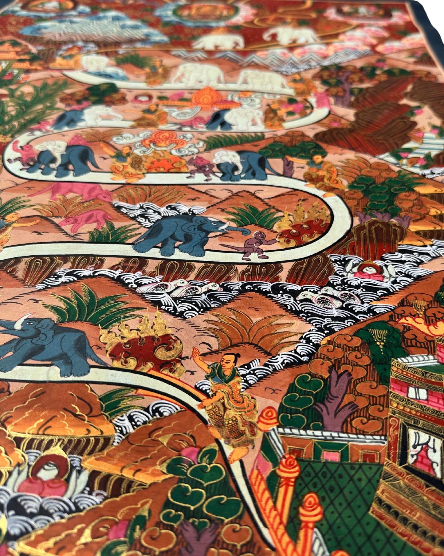 Way to Heaven: Way to Nirvana Thangka