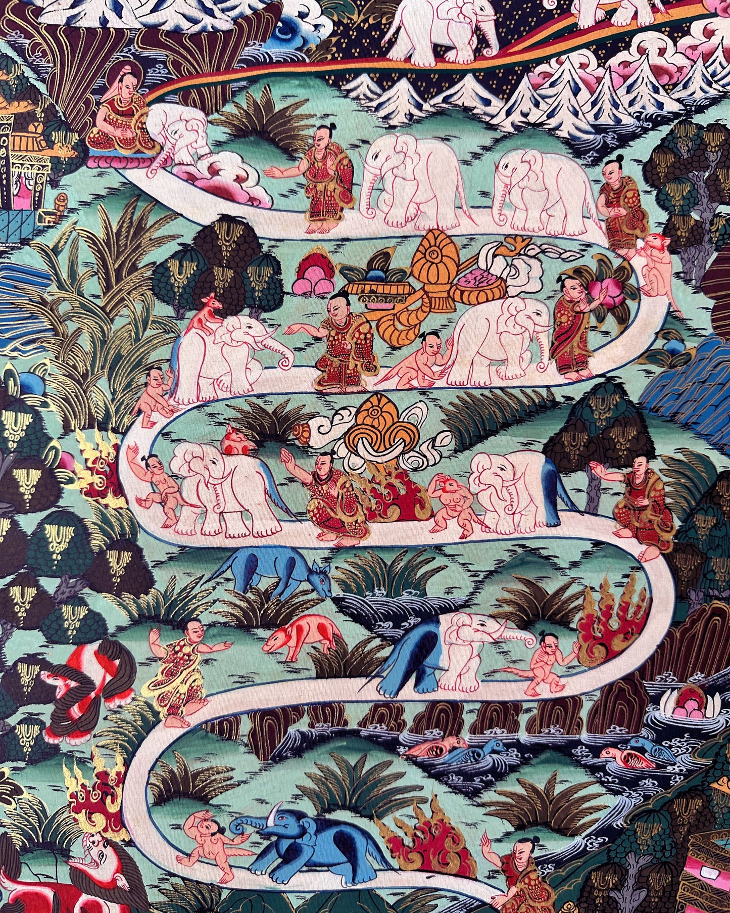 Way to Heaven: Way to Nirvana Thangka