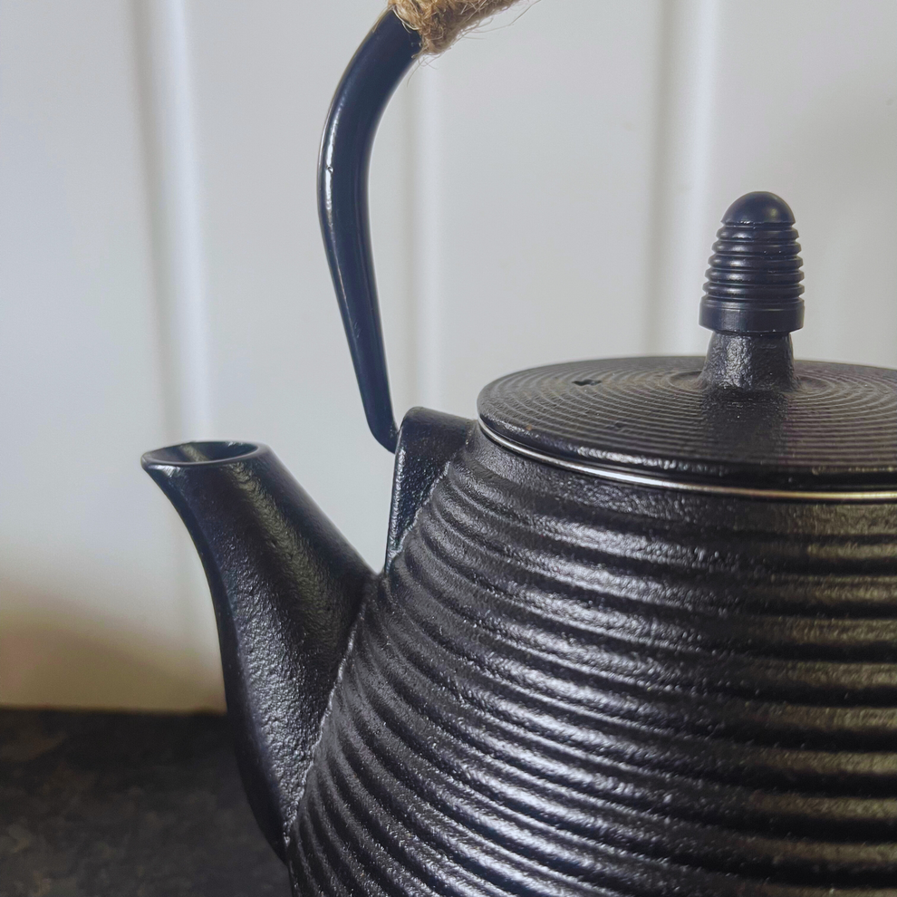 CastIron Hobnail TeaPot Traditional Japanese Tetsubin (TetsuKyusu