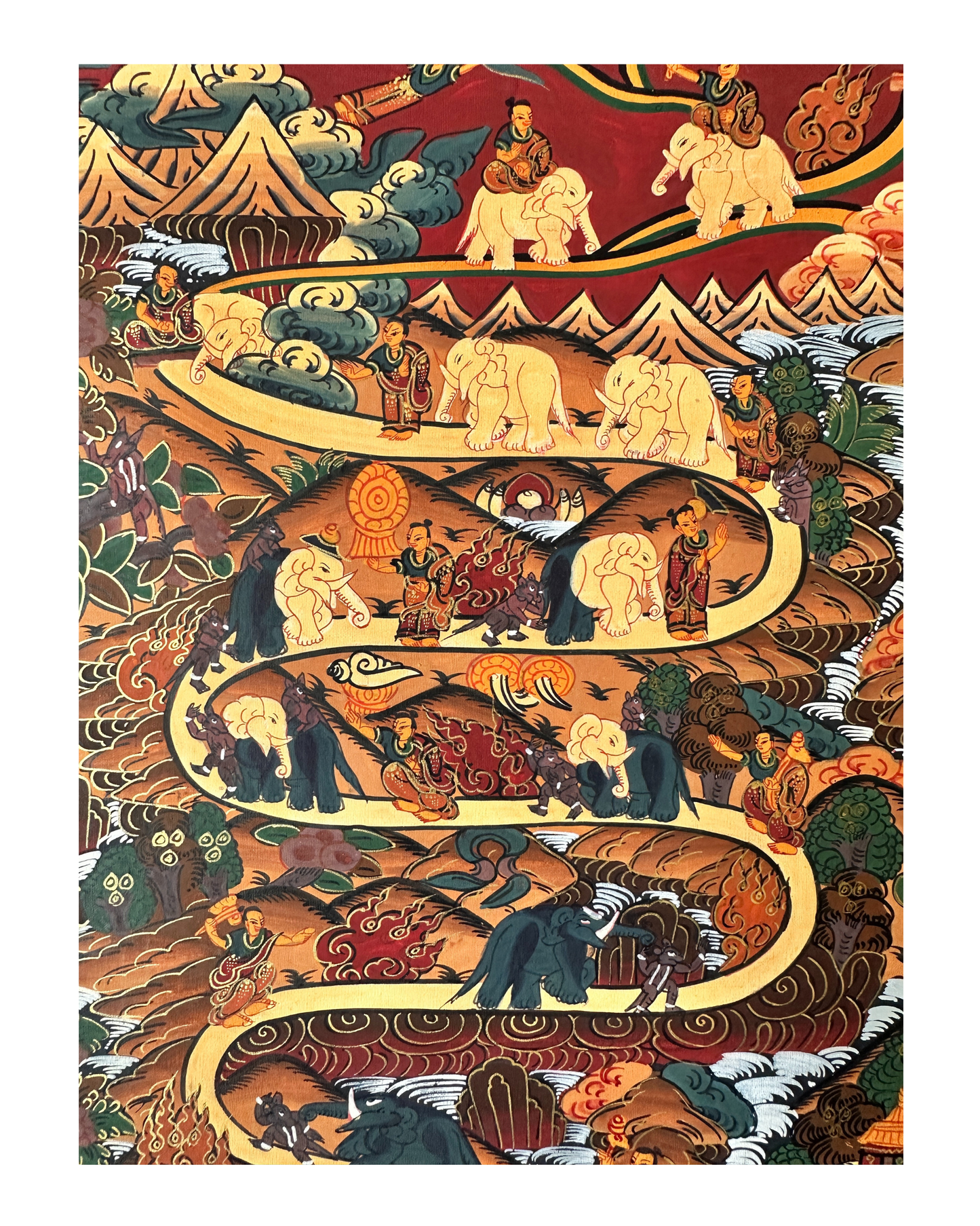 Way to Heaven: Way to Nirvana Thangka
