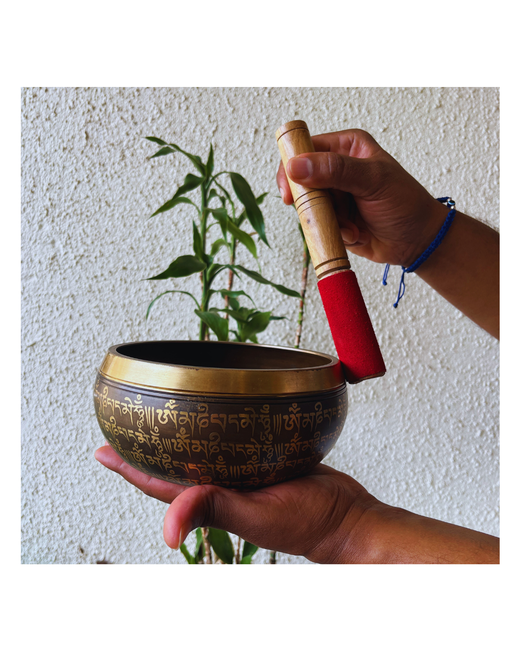 Singing Bowl - 5-metal Panchaloha Bowl (6 inch) with Wooden Mallet