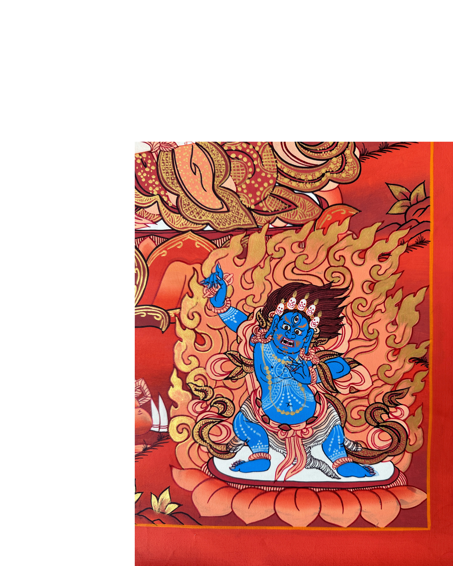 Buddha of Compassion, Avalokiteshvara (Sanskrit), Chenrezig (Tibetan) Thangka