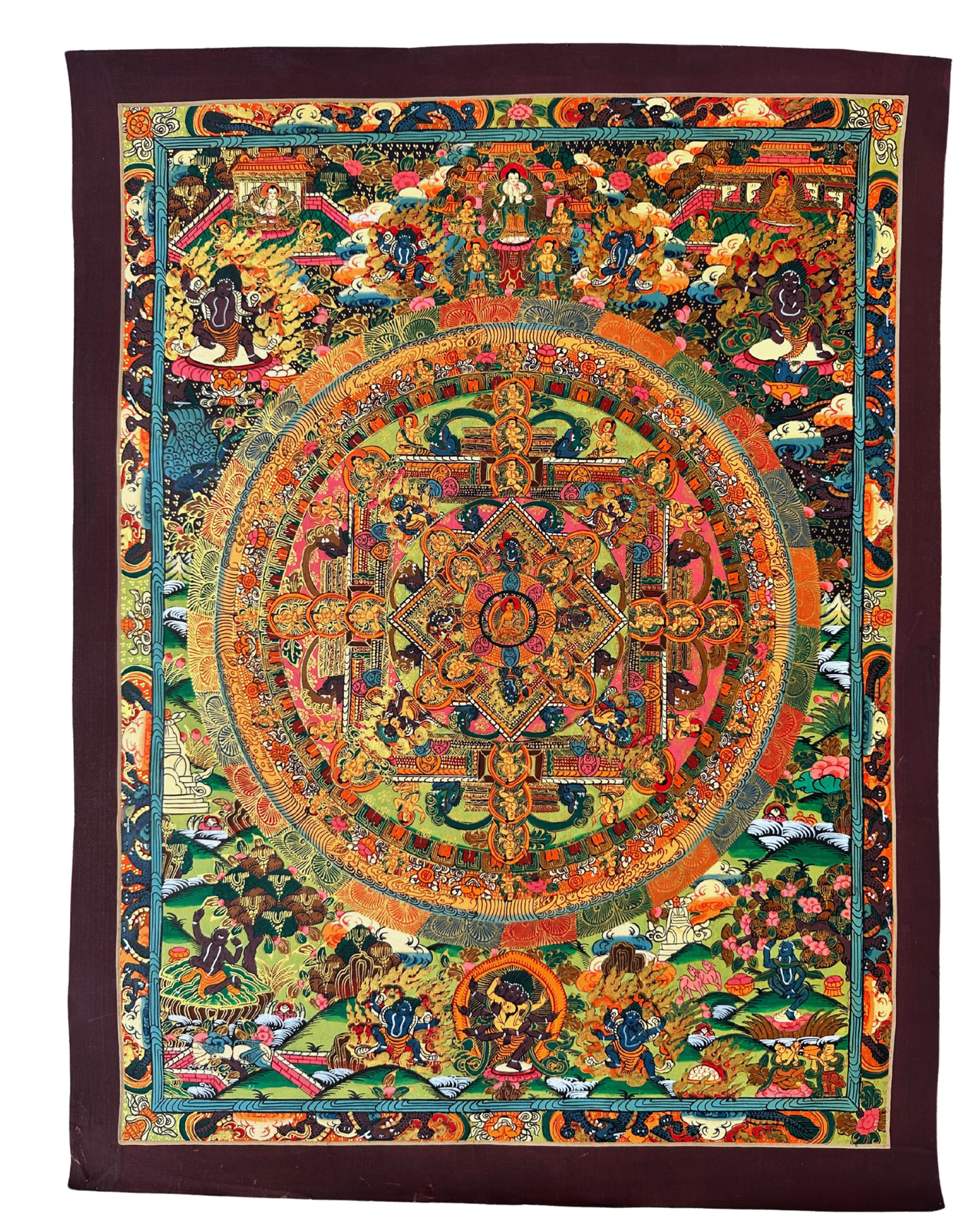 Buddha Mandala Thangka - a Timeless Symbol of Balance, Blessing, and Inner Harmony