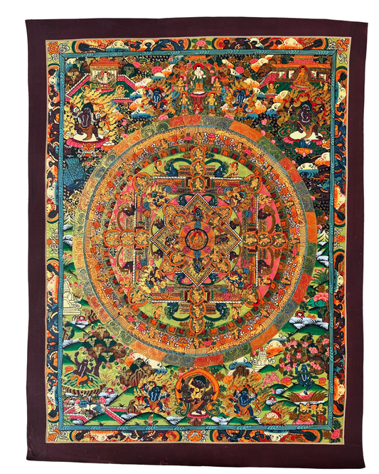 Buddha Mandala Thangka - a Timeless Symbol of Balance, Blessing, and Inner Harmony