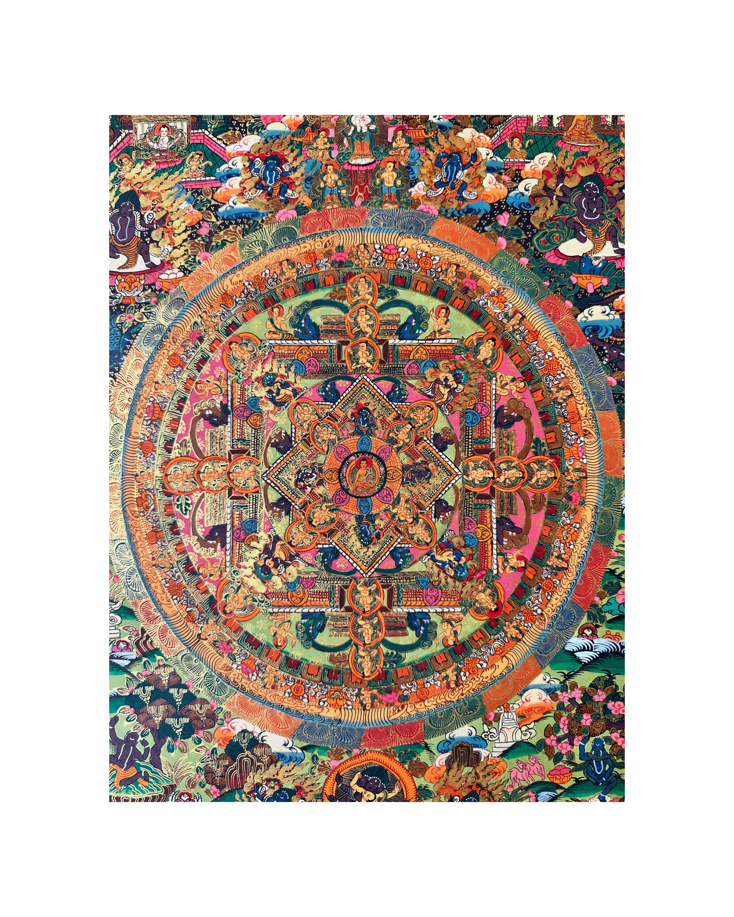 Buddha Mandala Thangka - a Timeless Symbol of Balance, Blessing, and Inner Harmony