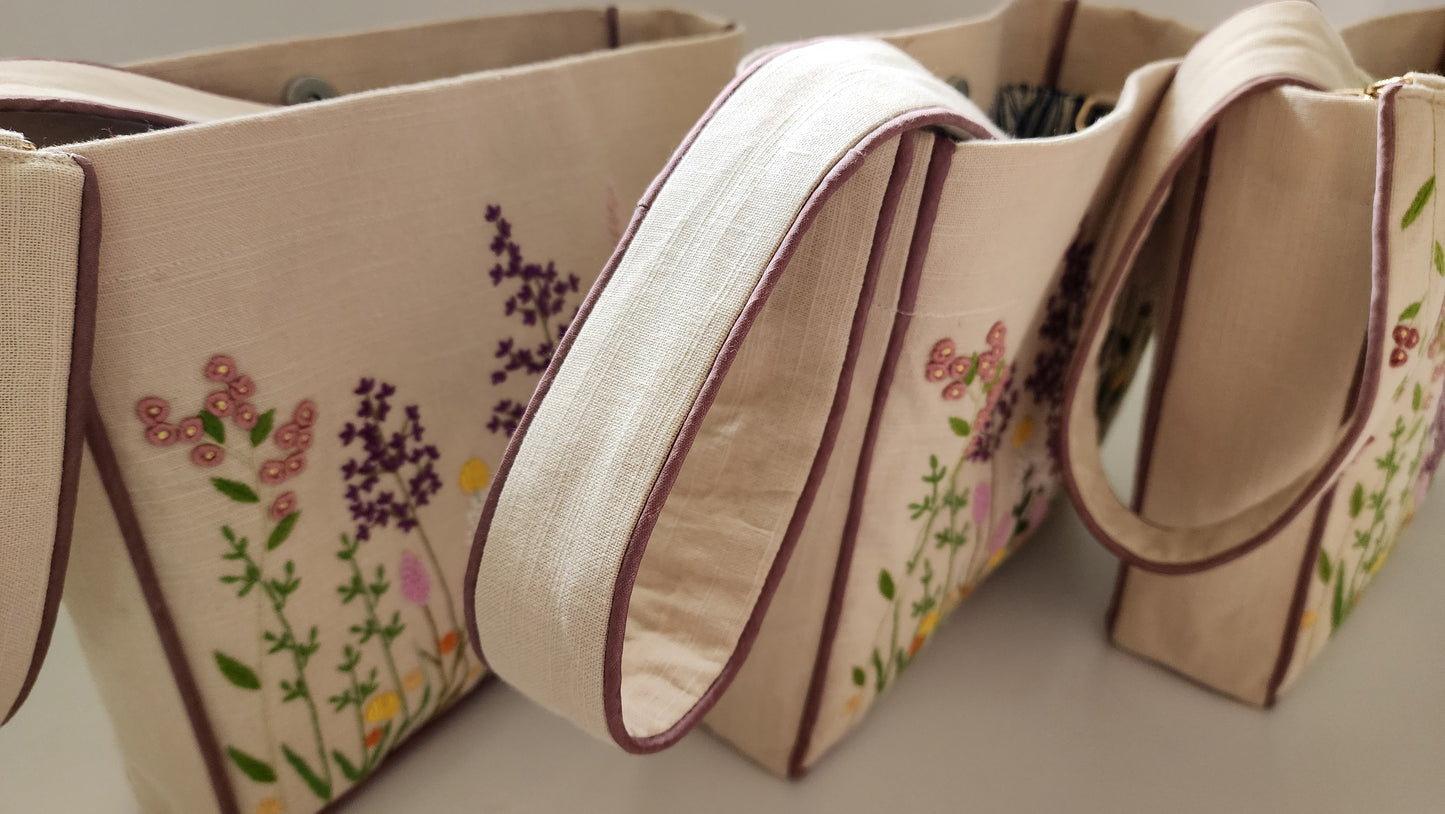 Full Garden - Hand-embroidered Kumstu bo Bag
