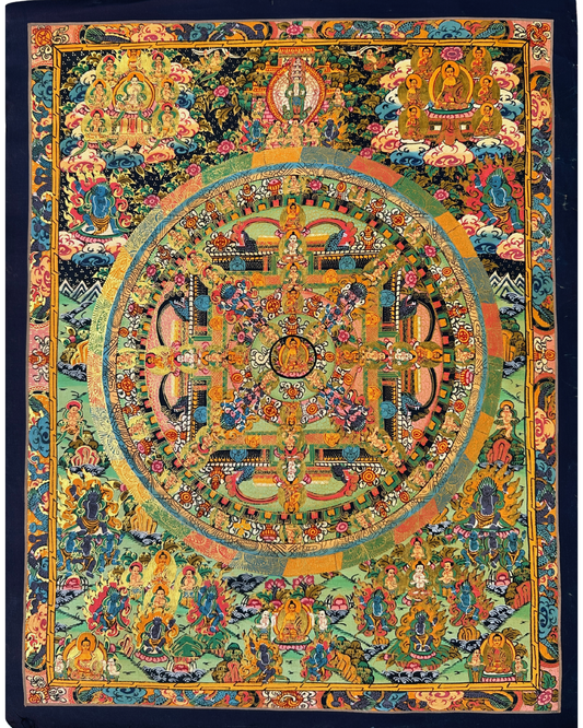 Buddha Mandala Thangka - a Timeless Symbol of Balance, Blessing, and Inner Harmony