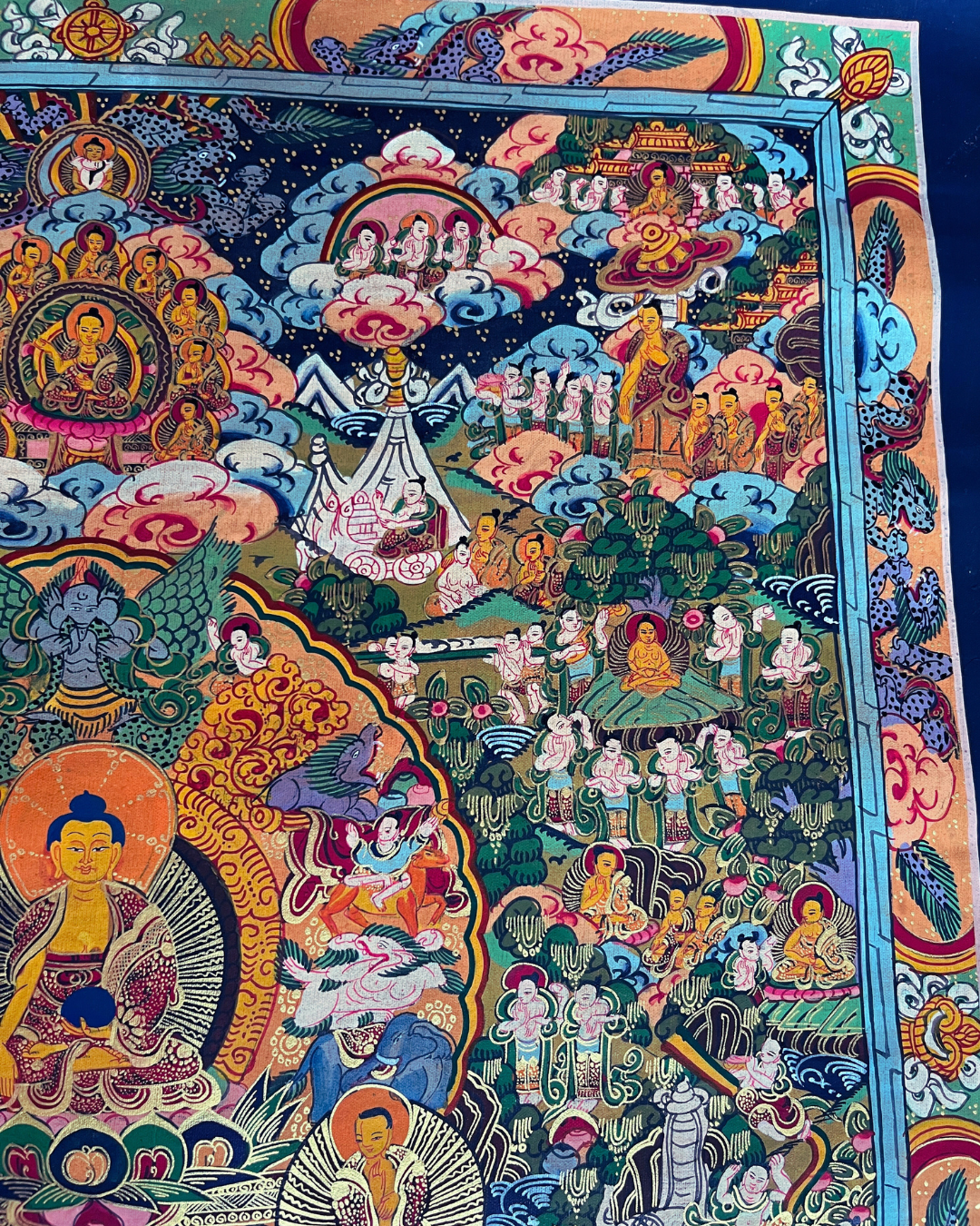 The Life of Buddha Thangka