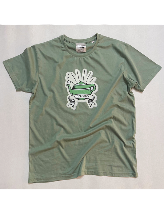 Simplicitea - Sage Green - Regular Fit 100% Cotton T-Shirt