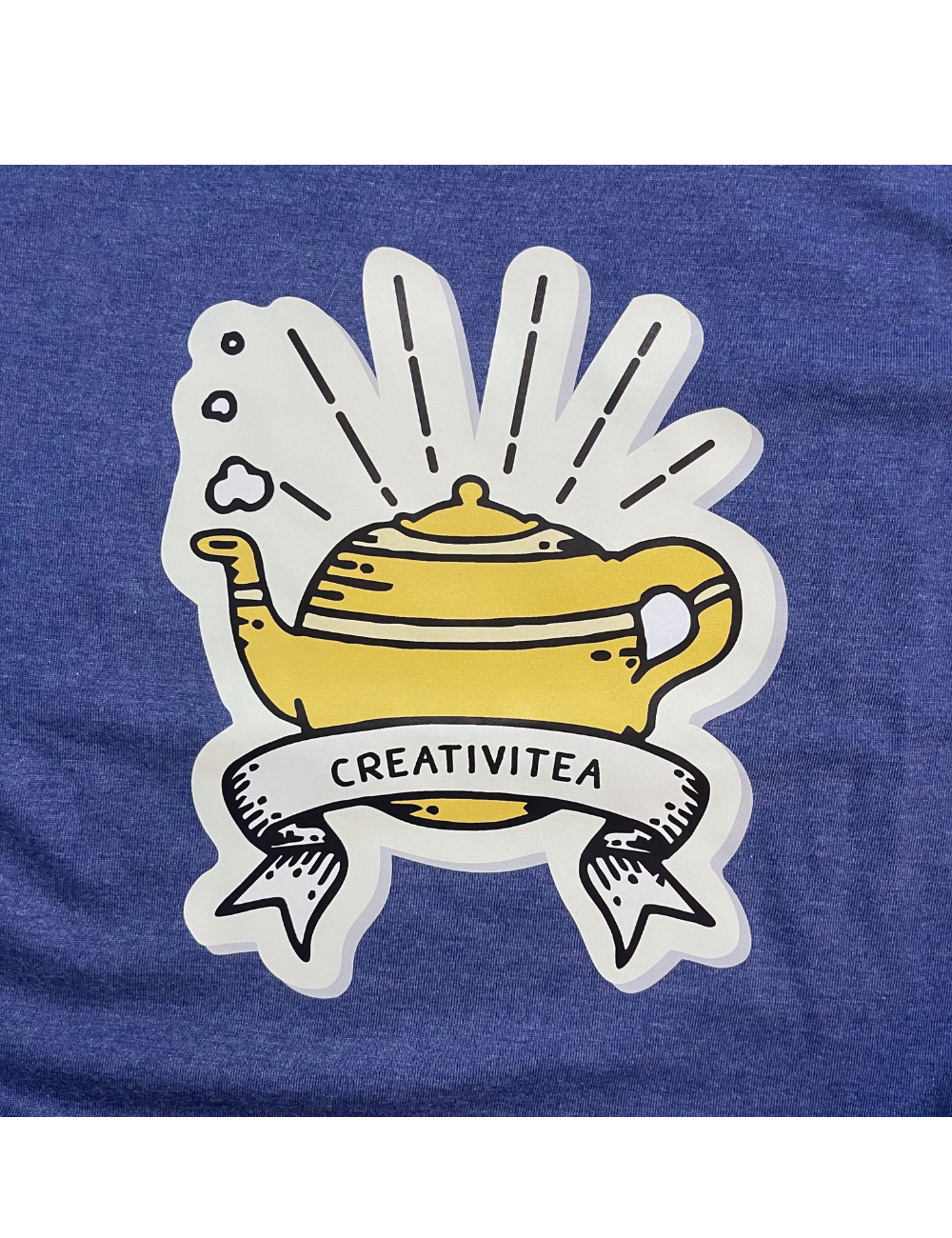 Creativitea - Indigo - Regular Fit 100% Cotton T-Shirt