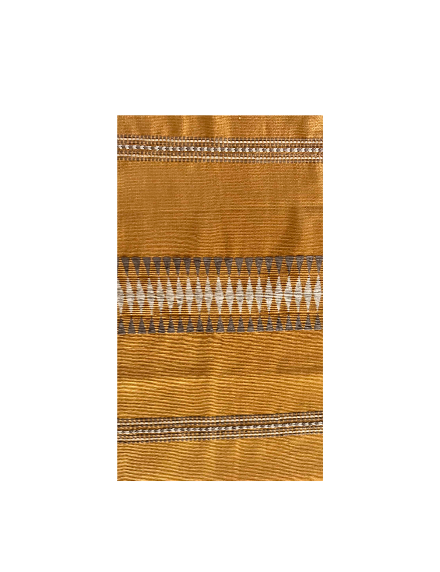 Chizami Weaves - Loin Loom Handwoven Table Runner in Golden Yellow