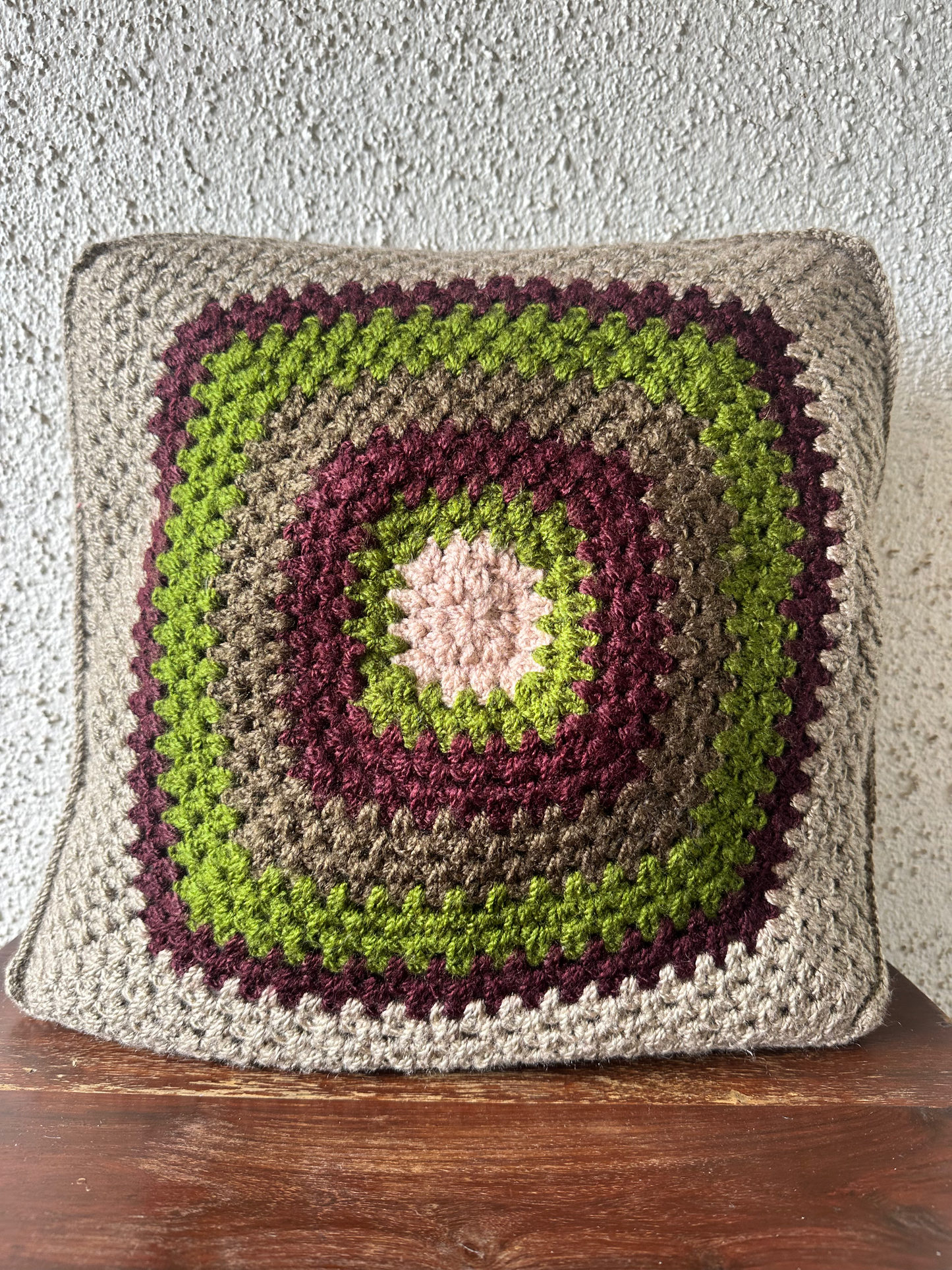 Hand-crochet Reversible Cushion Cover (Set of 2)