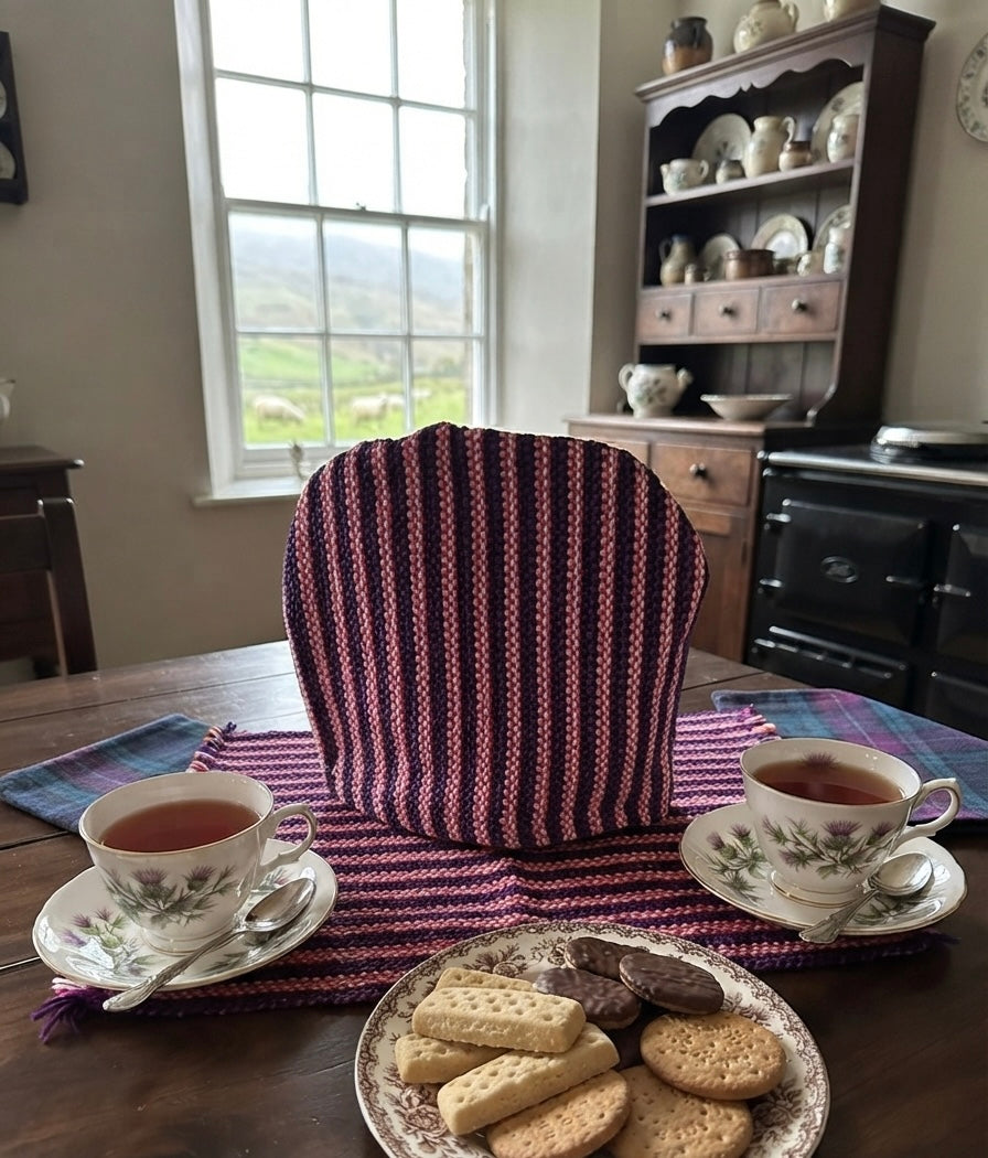 Handwoven Tea Cosy and Tray Mat Set - Handloom, Large