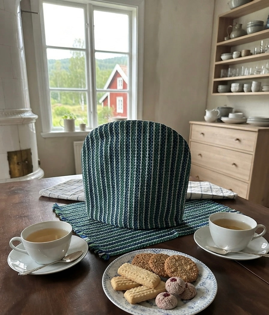 Handwoven Tea Cosy and Tray Mat Set - Handloom, Large