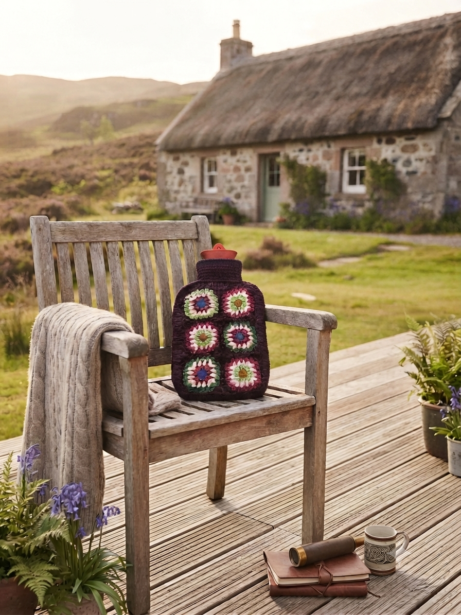 Hand-crochet Hot Water Bag Cover