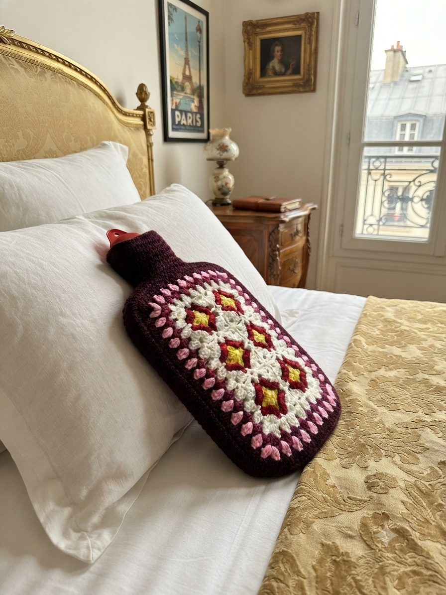 Hand-crochet Hot Water Bag Cover