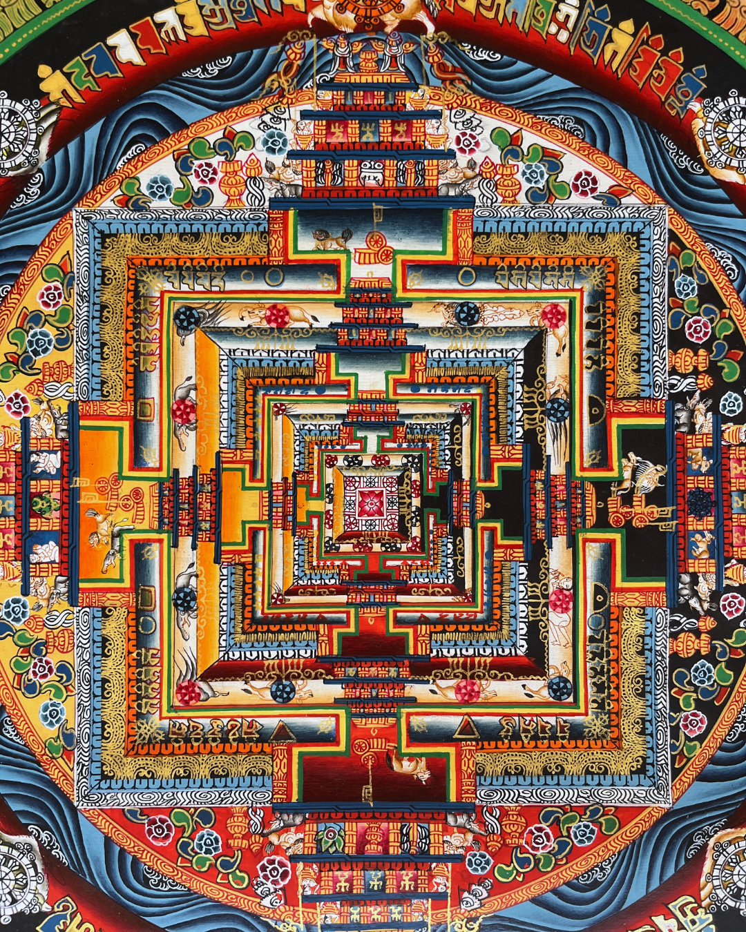 Kalachakra Mandala: Wheel of Time Thangka