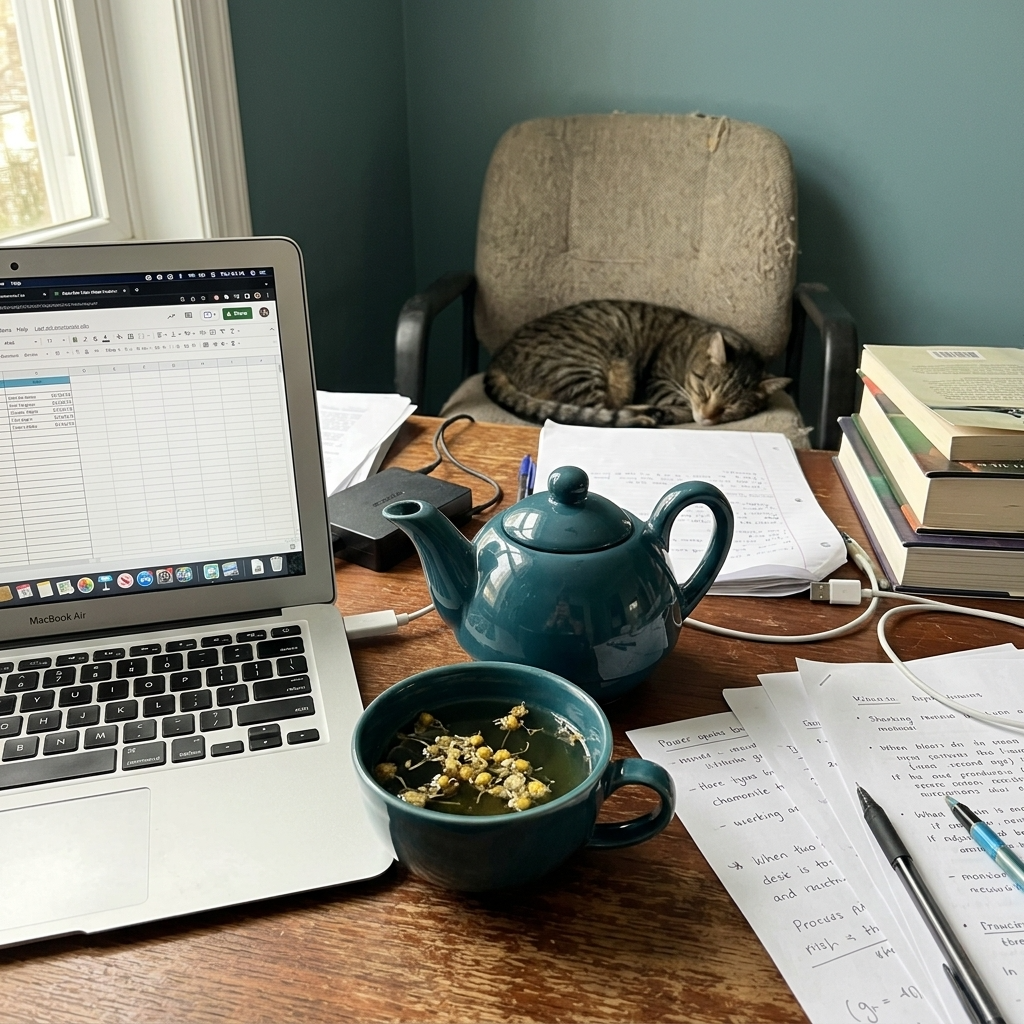 Teapot and Cup - Teal-icious - A Complete Solo TeaSet