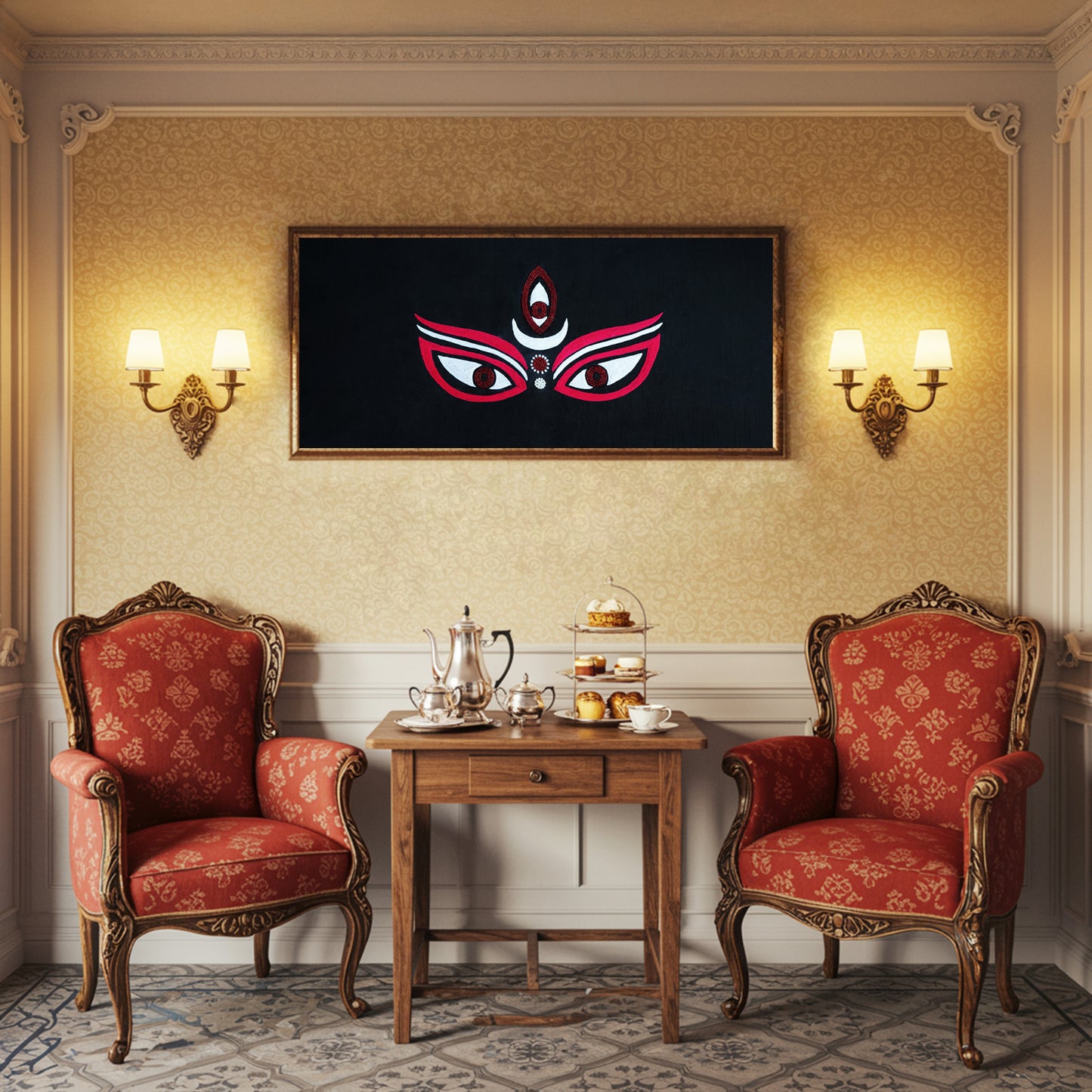 Adishakti Goddess Kaali Wall Art (Unframed)