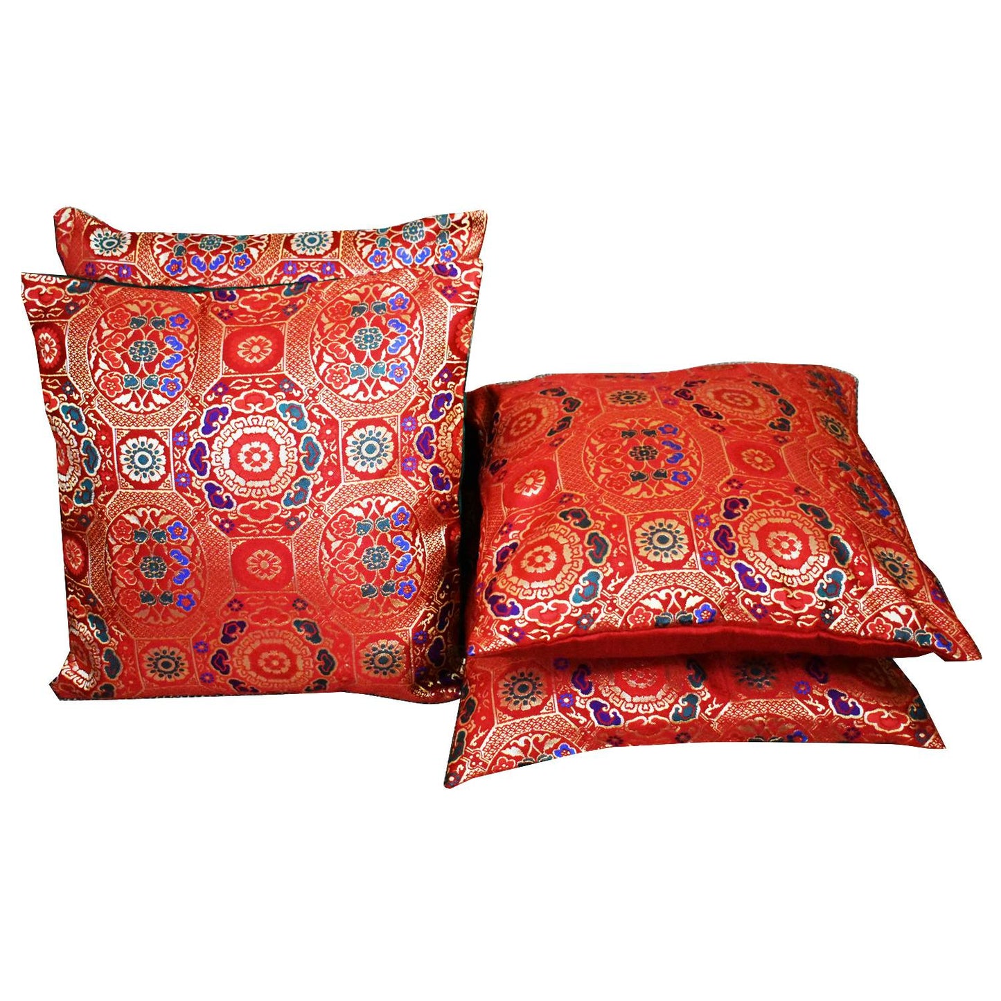 Maia (Red) Cushion Cover Set (Set of 4)