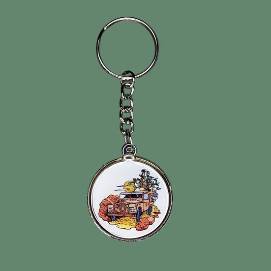 Keychain - Land Rover on Ridge