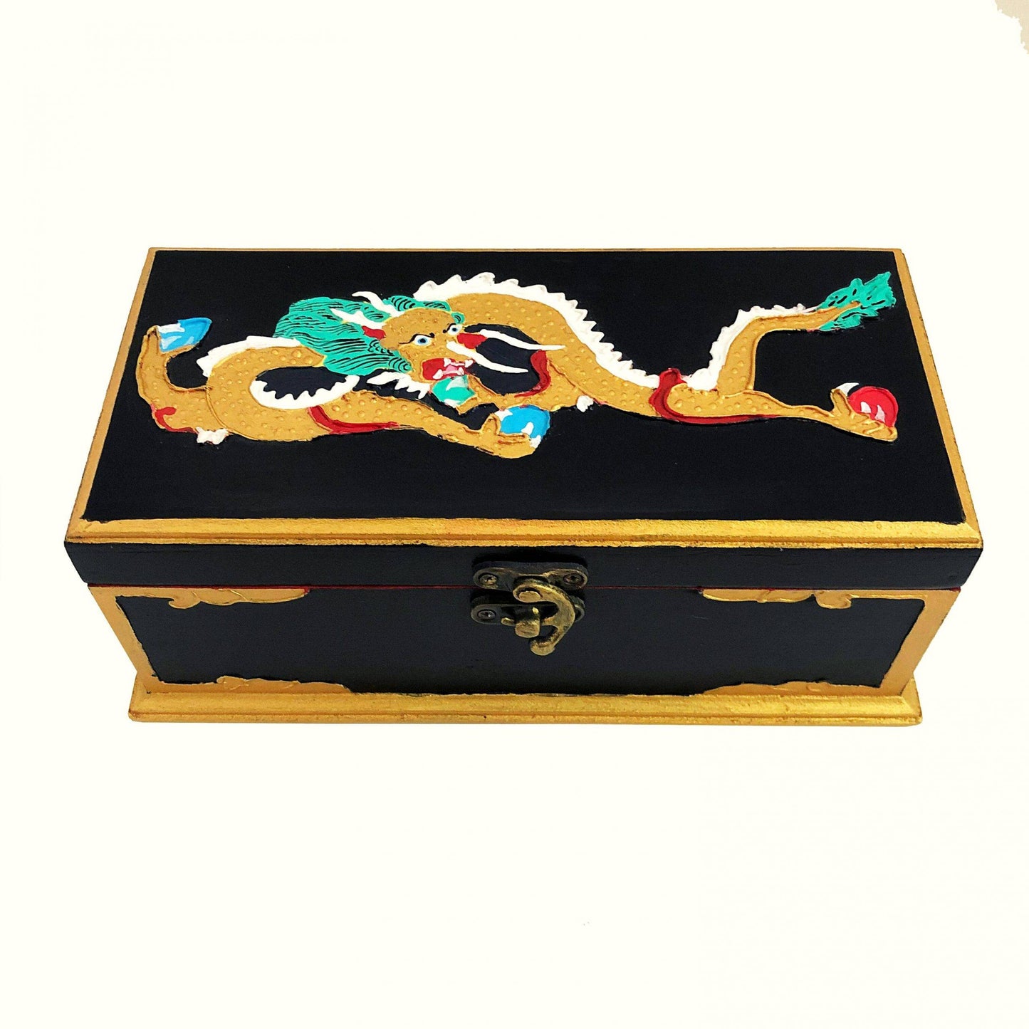 Mighty Dragon - Tea Box - Front - Bodhi Craft Studio
