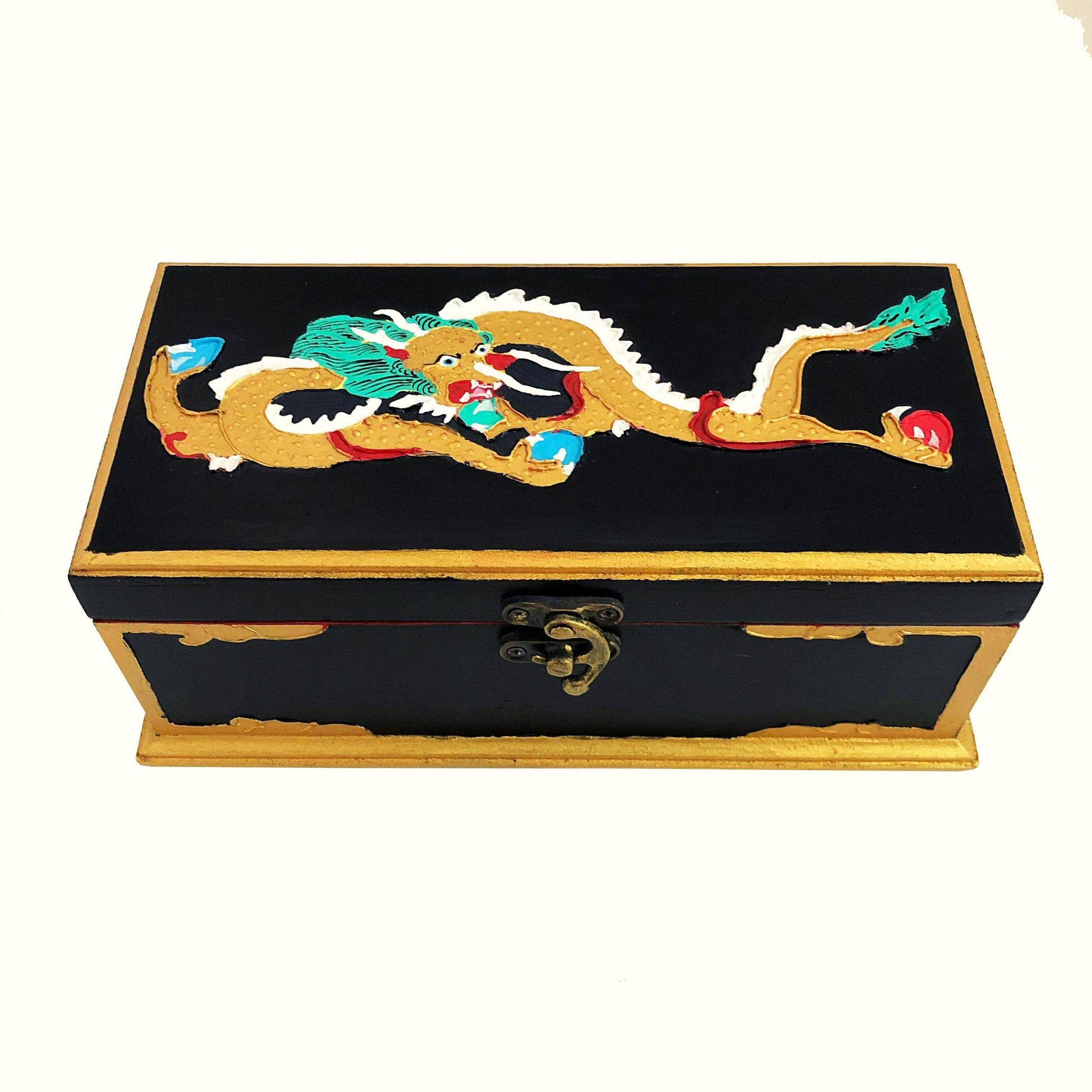 Mighty Dragon - Tea Box - Front - Bodhi Craft Studio