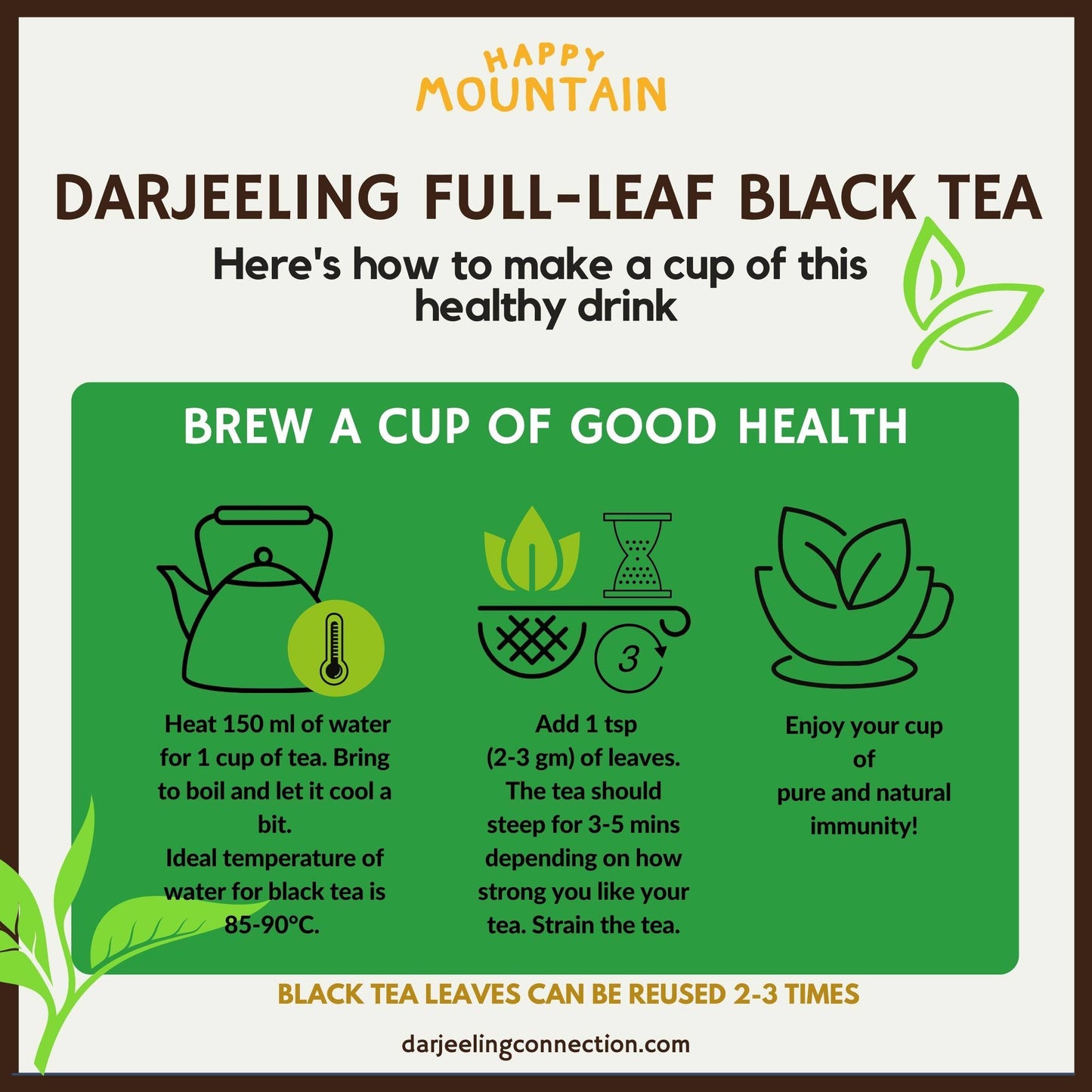How to Brew a Perfect Cup of Darjeeling Black Tea - Source of Vitamins & Minerals -Darjeeling Connection