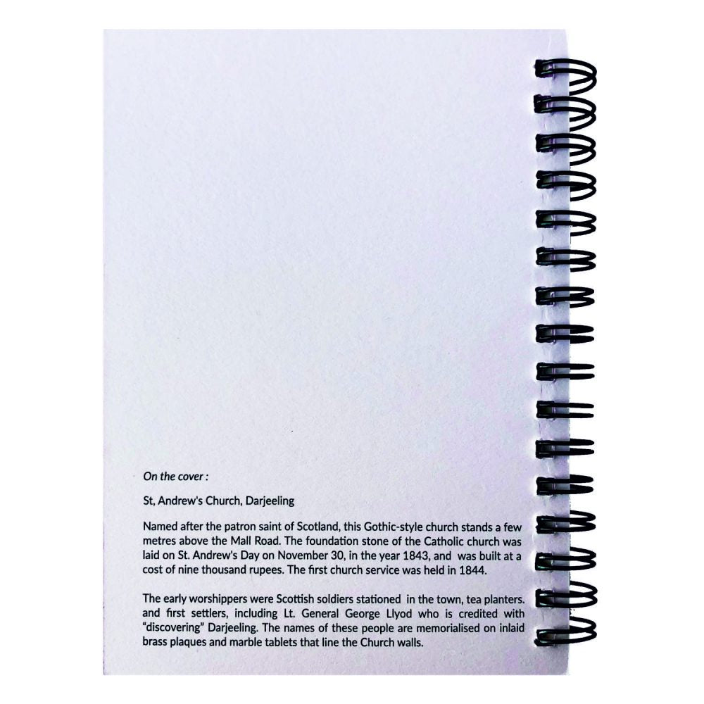 Darjeeling Life Series Notebook - St. Andrew’s Church (inside)