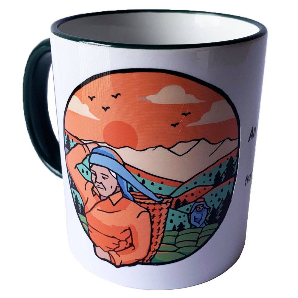 Darjeeling Brew Mug - Tea-Plucker Ceramic mug side