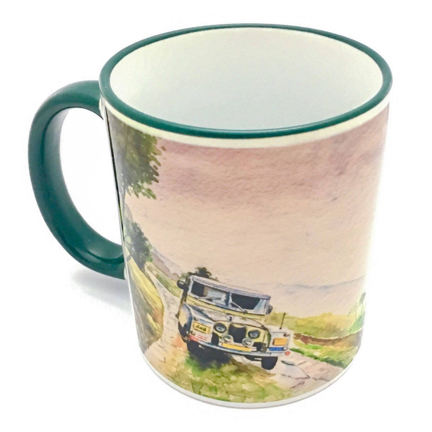 Darjeeling Brew Mug - Land Rover Ceramic Cup/Mug Green