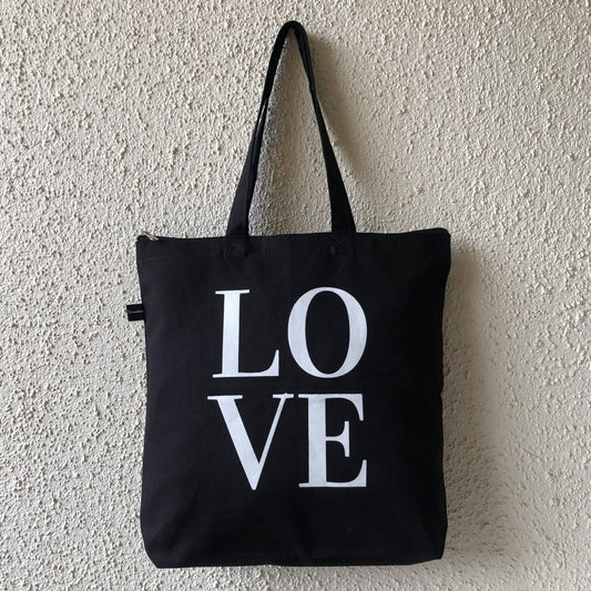 Katha Kathan Canvas Tote - Love