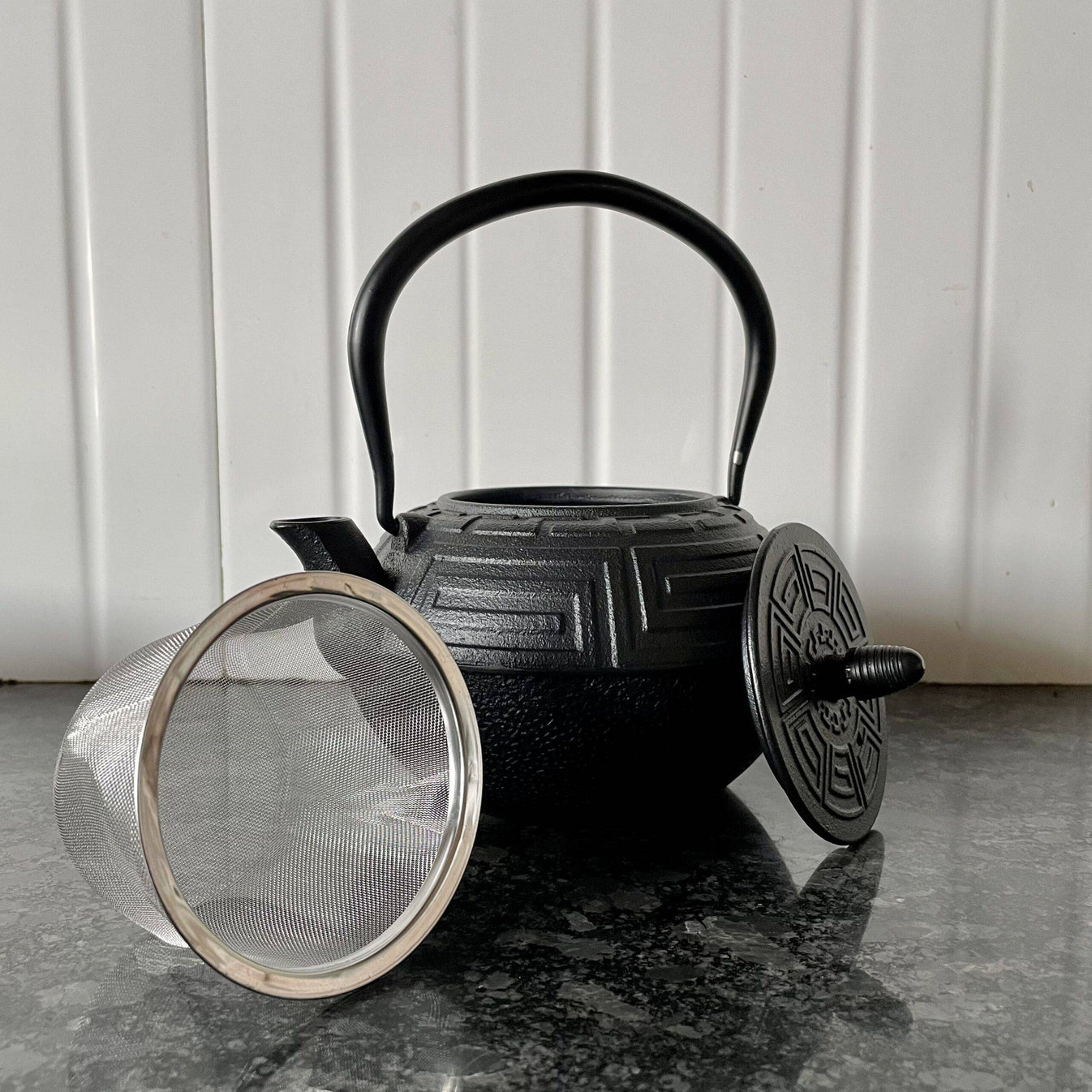 CastIron Hobnail TeaPot Traditional Japanese Tetsubin (TetsuKyusu