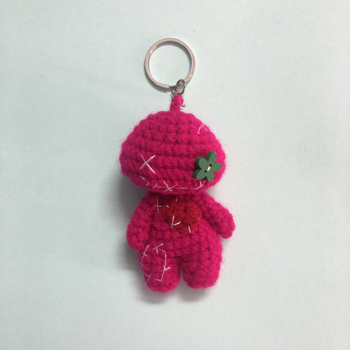 Voodoo Doll Crochet Keychain - Magical Beings