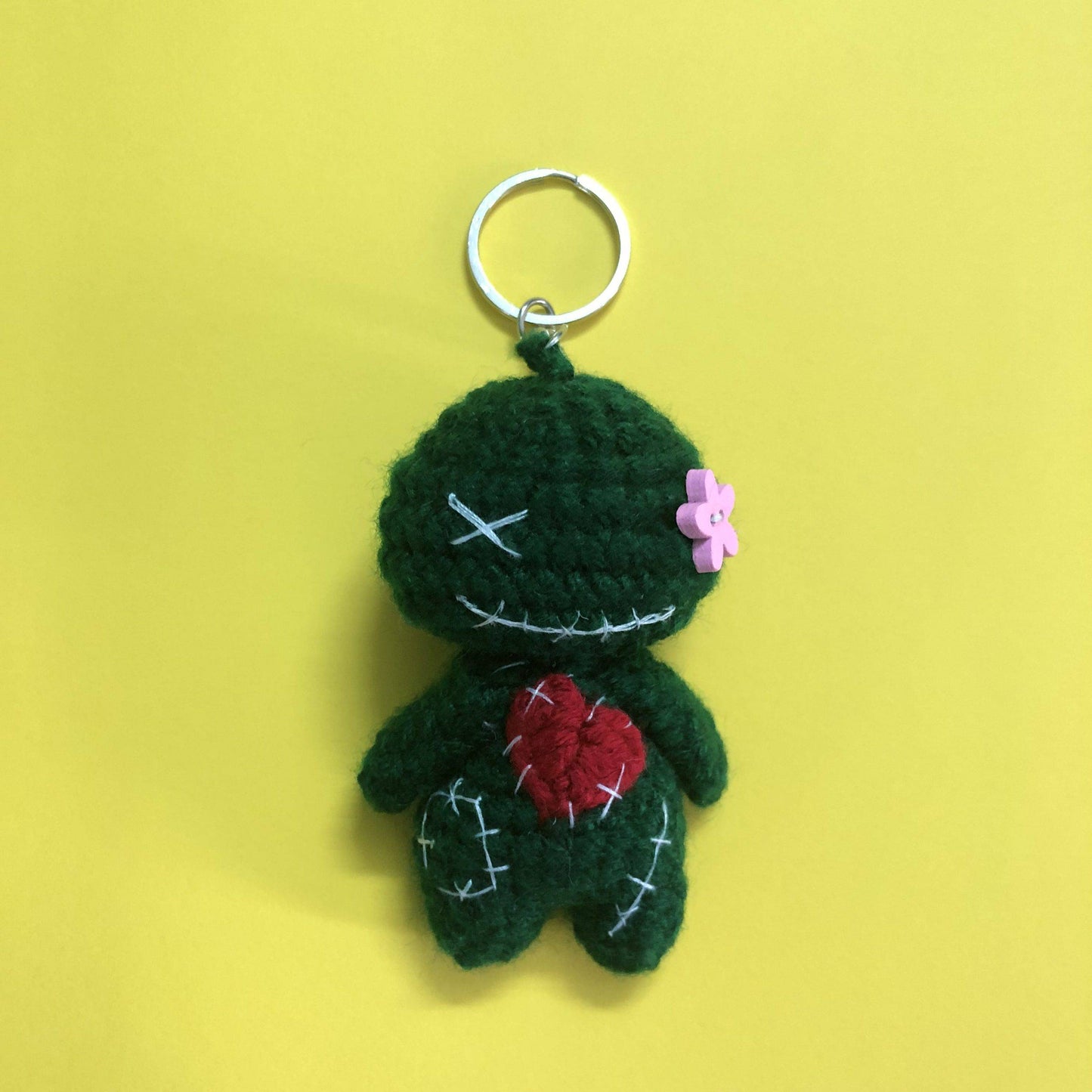 Voodoo Doll Crochet Keychain - Magical Beings