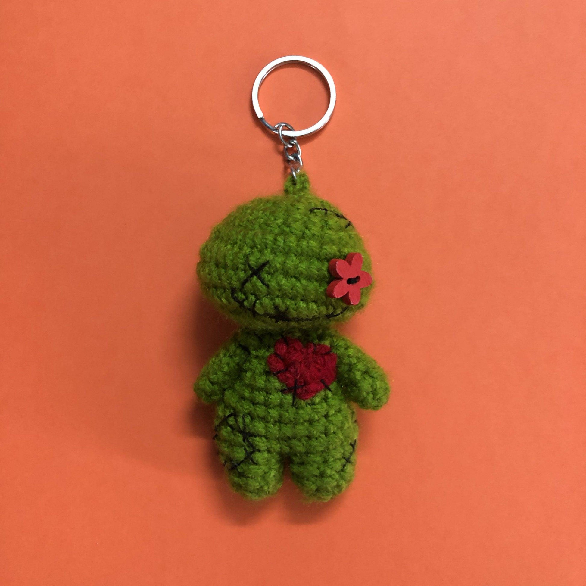 Voodoo Doll Crochet Keychain - Magical Beings