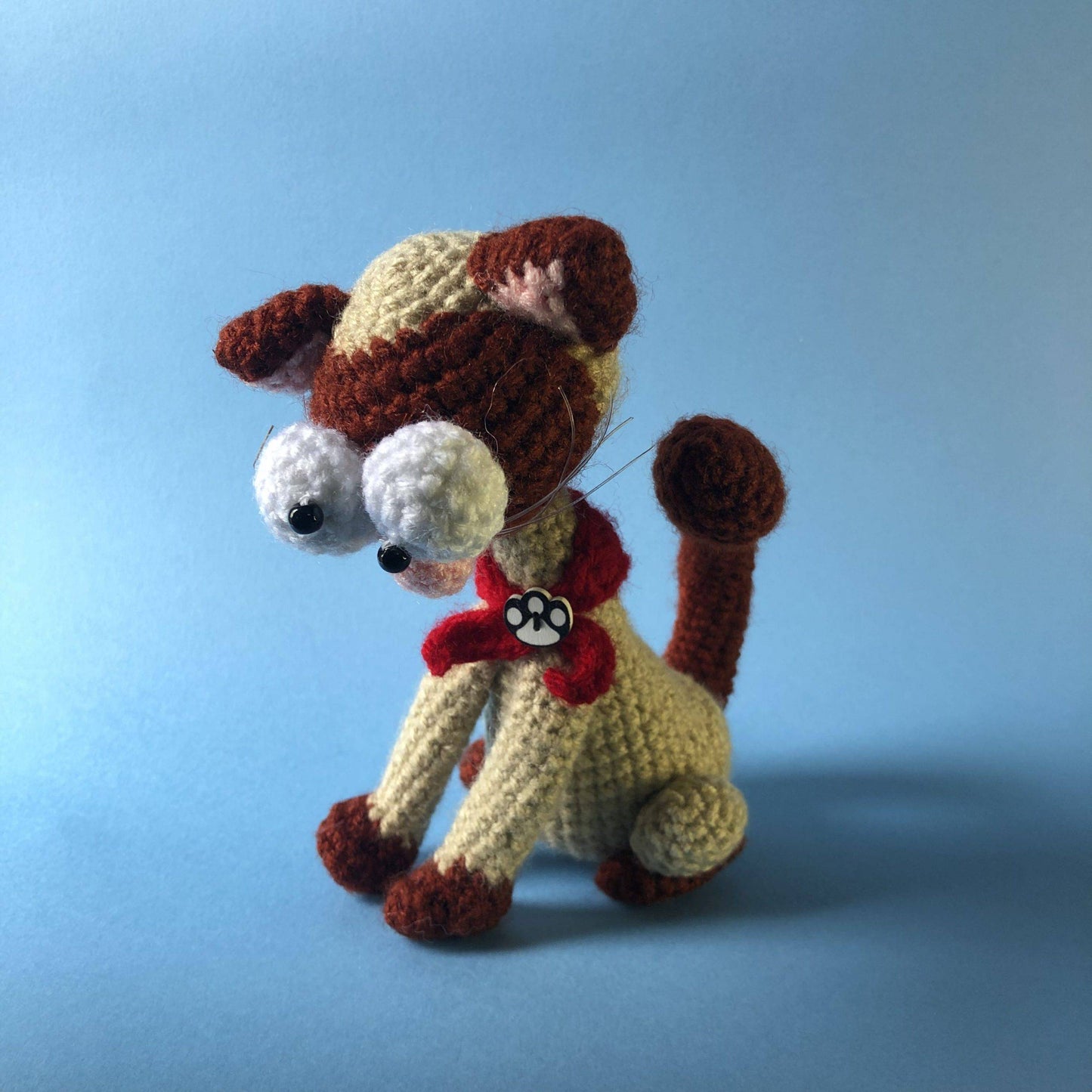 Magical Beings - Thoughtful Miu Cat Crochet Toy