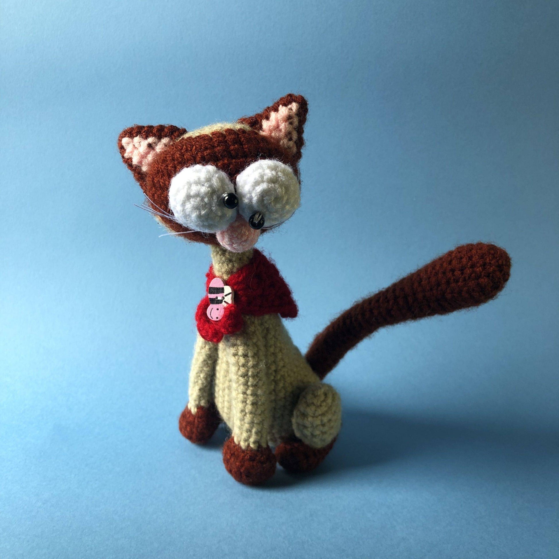 Detective Nakata Cat Crochet Toy - Magical Beings