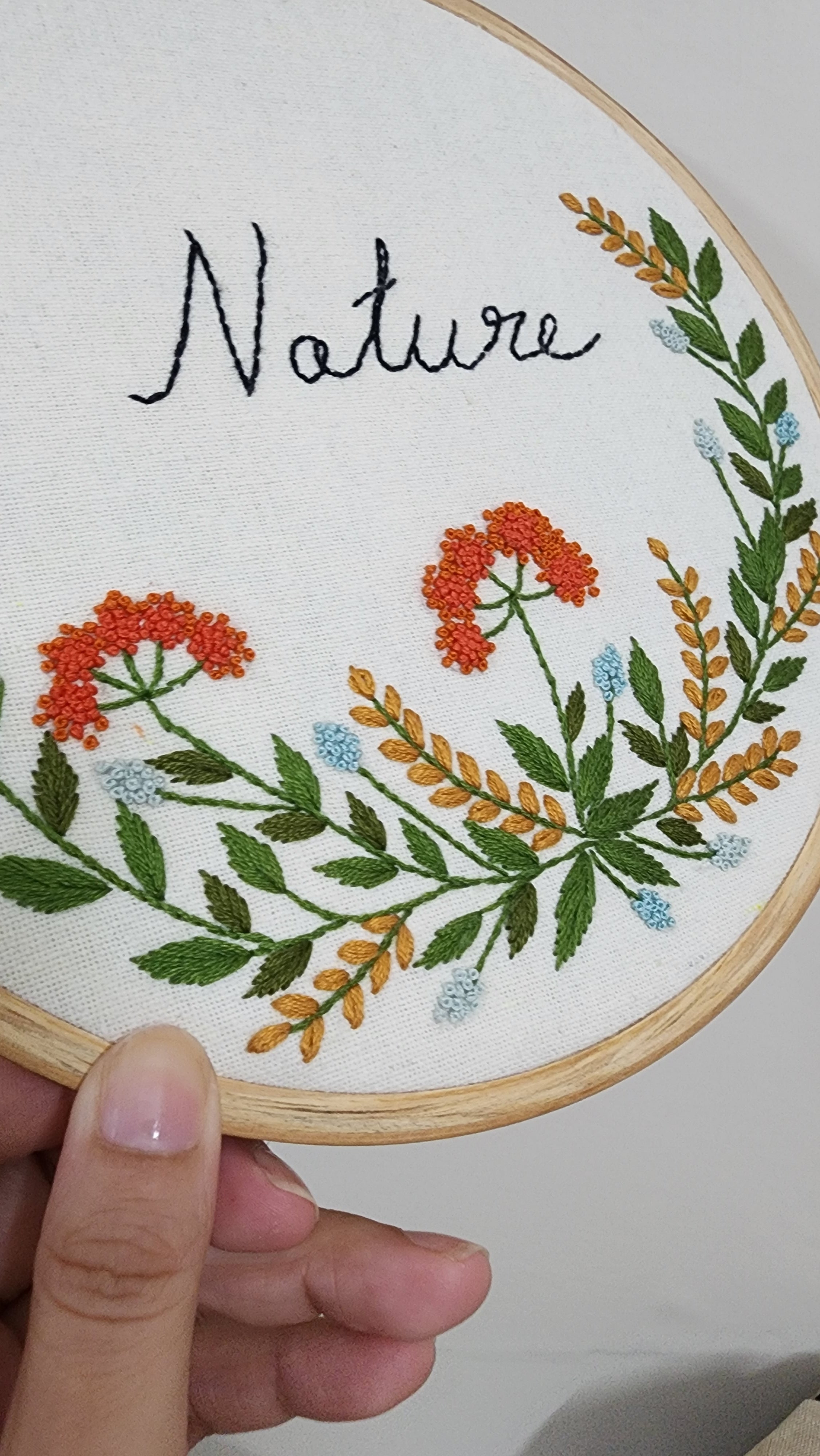 Embroidery 2024 wall hanging