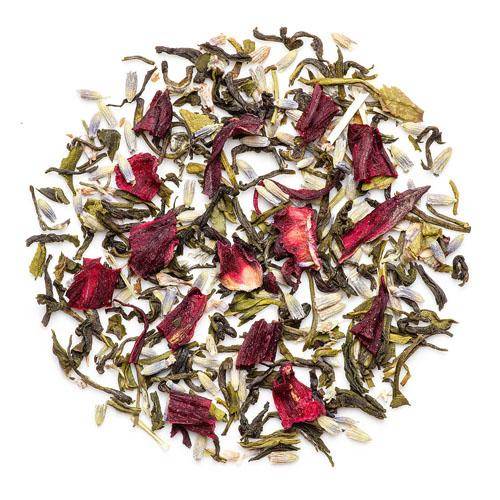 Mayukh Tea - Hibiscus Lavender Green Tea