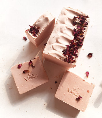 Studio Vilasita - Rosy - Rose Oil, Lavender & Rose Clay - Handmade Soap